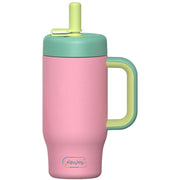 Sipnjoy HandleHug Tumbler 550 ml - Pudra Pembe