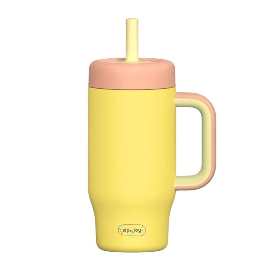 Sipnjoy HandleHug Tumbler 550 ml - Sarı