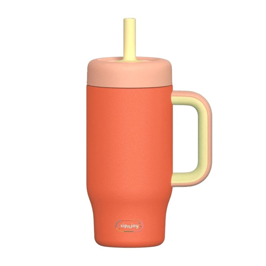 Sipnjoy HandleHug Tumbler 550 ml - Turuncu