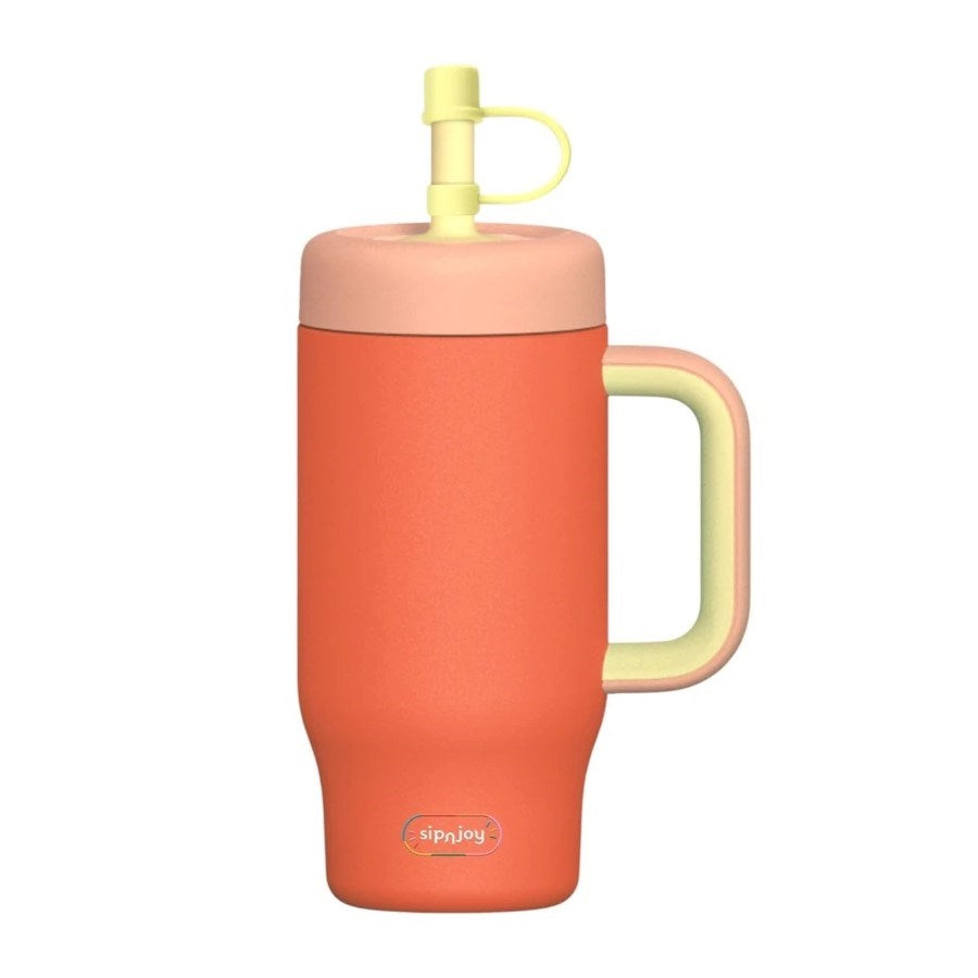 Sipnjoy HandleHug Tumbler 550 ml - Turuncu