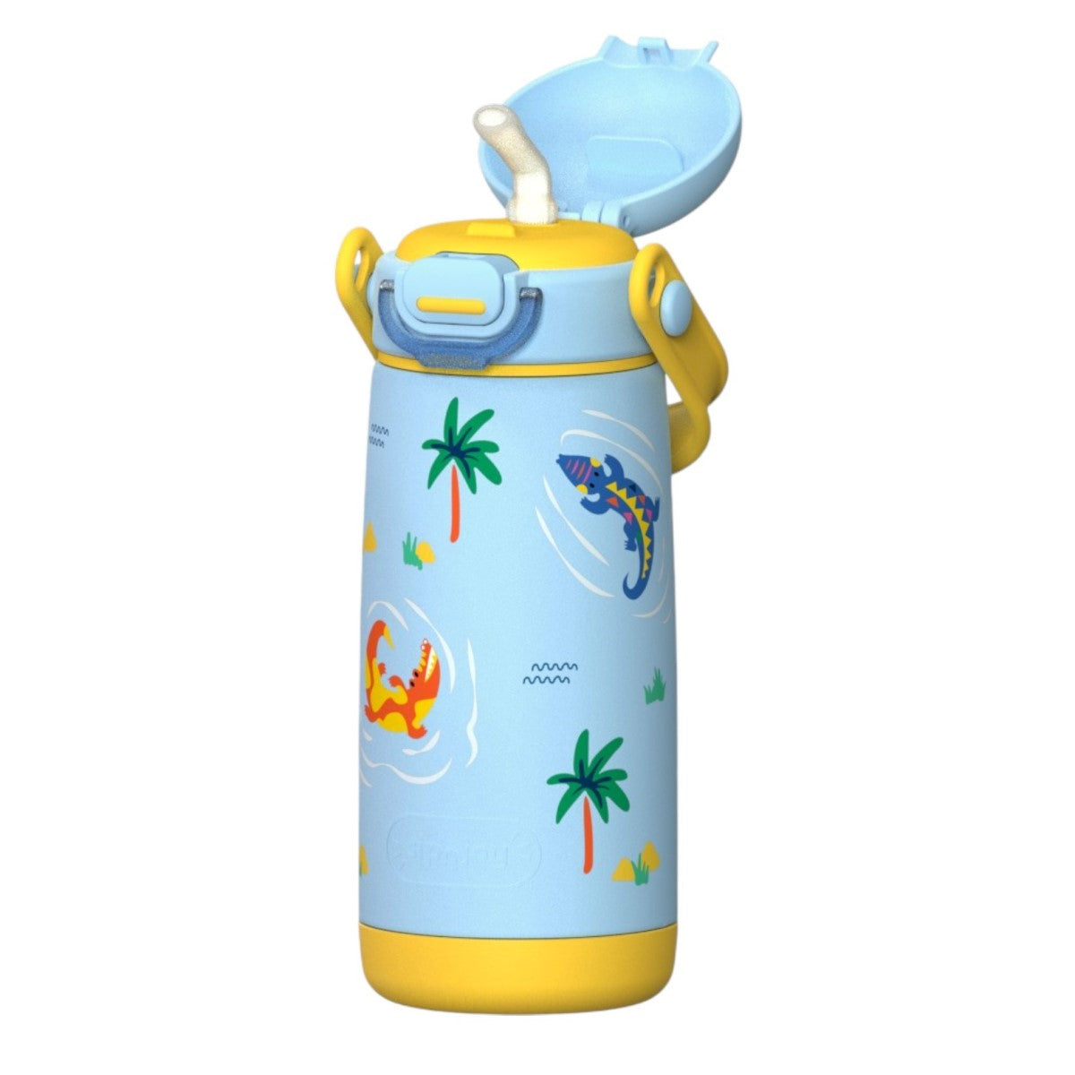 Sipnjoy SipSquad Plus Çocuk Su Termosu 480 ml - Snappy Croc