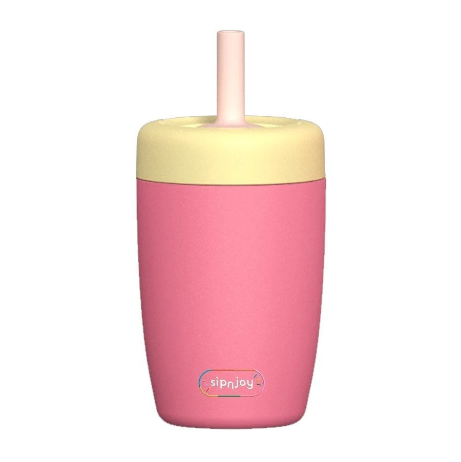 Sipnjoy StrawBuddy Tumbler 360 ml - Pembe