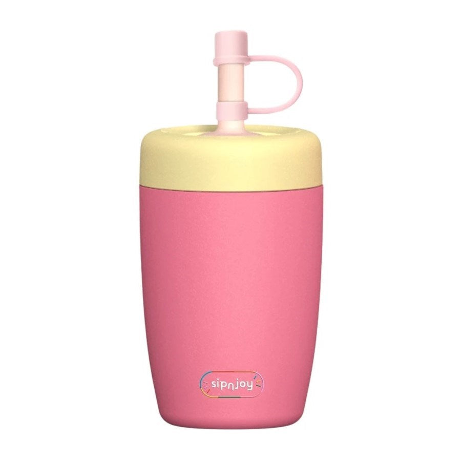 Sipnjoy StrawBuddy Tumbler 360 ml - Pembe
