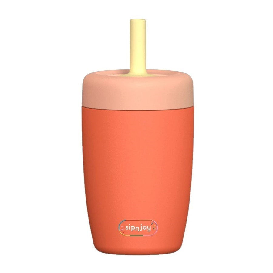Sipnjoy StrawBuddy Tumbler 360 ml - Turuncu