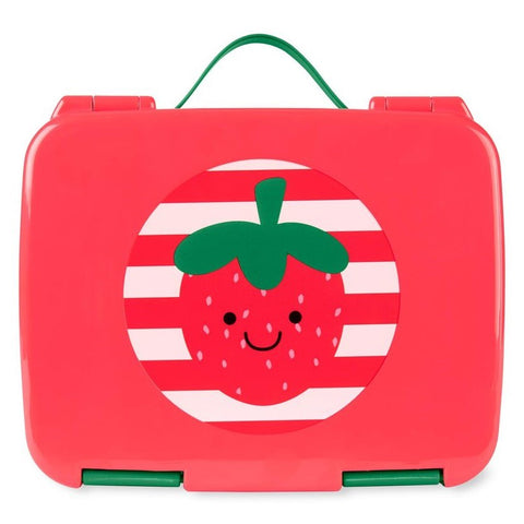 Skip Hop Spark Style Bento Beslenme Kutusu Çilek STD - Çatal Kaşık Tabak