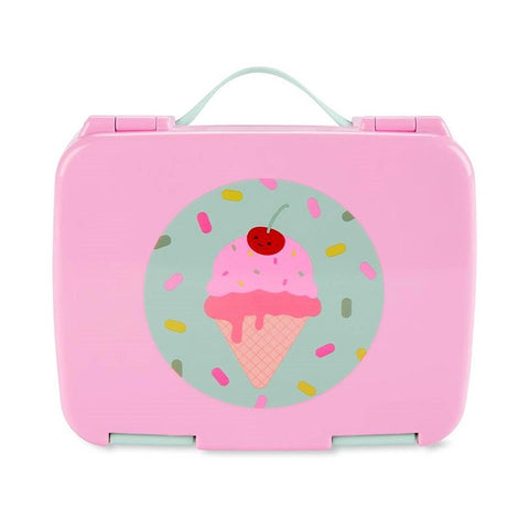 Skip Hop Spark Style Bento Beslenme Kutusu Dondurma Mint - Çatal Kaşık Tabak