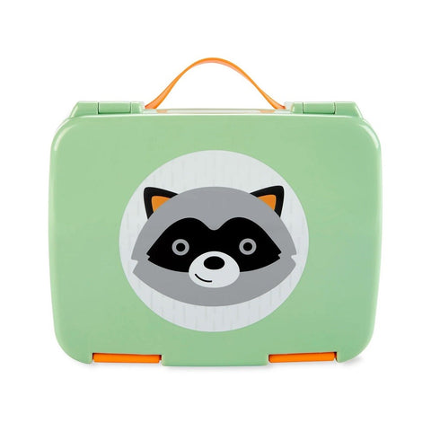 Skip Hop Spark Style Bento Beslenme Kutusu Rakun STD - Çatal Kaşık Tabak