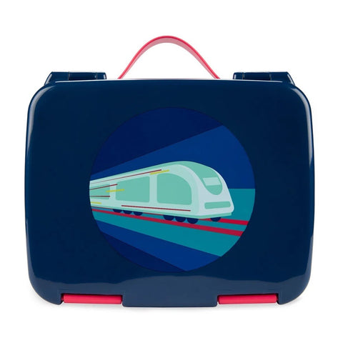 Skip Hop Spark Style Bento Beslenme Kutusu Tren - Çatal Kaşık Tabak
