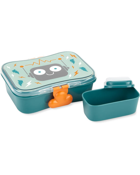 Skip Hop Spark Style Beslenme Kutusu-Kiti Robot - Çatal Kaşık Tabak