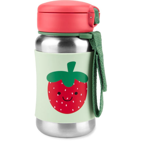 Skip Hop Spark Style Pipetli Paslanmaz Çelik Suluk Çilek STD