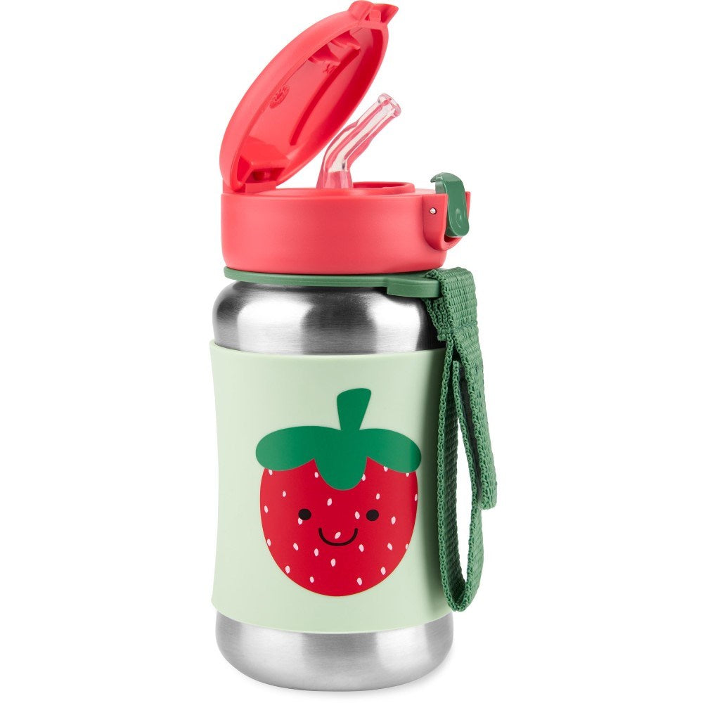 Skip Hop Spark Style Pipetli Paslanmaz Çelik Suluk Çilek STD