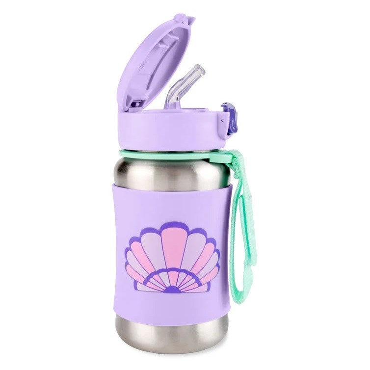 Skip Hop Spark Style Pipetli Paslanmaz Çelik Suluk Deniz Kabuğu STD