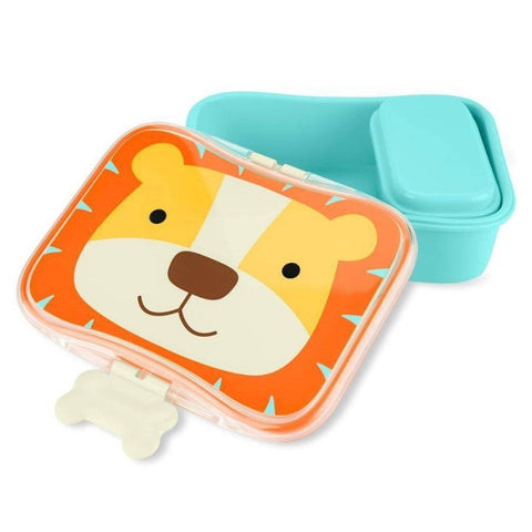 Skip Hop Zoo Beslenme Kutusu-Kiti Aslan - Çatal Kaşık Tabak