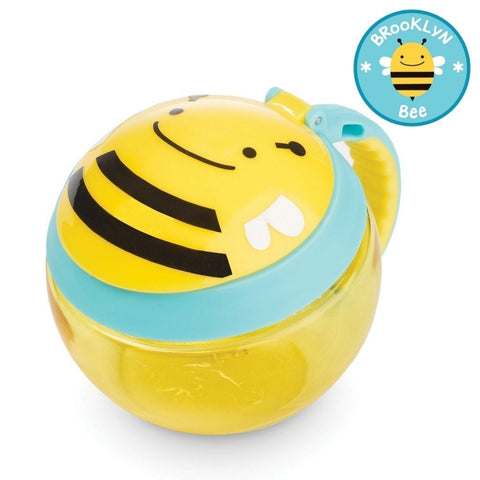 Skip Hop Zoo Çerez Atıştırma Kabı Arı STD - Çatal Kaşık Tabak