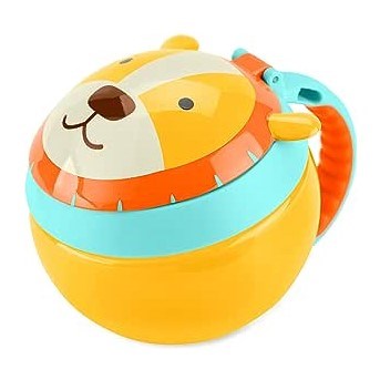 Skip Hop Zoo Çerez Atıştırma Kabı Aslan - Çatal Kaşık Tabak