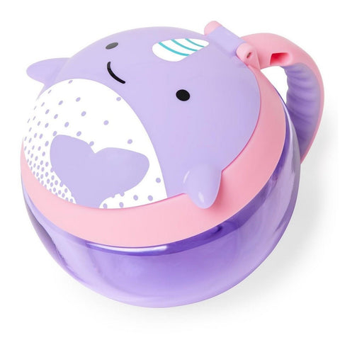 Skip Hop Zoo Çerez Atıştırma Kabı Narwhal STD - Çatal Kaşık Tabak