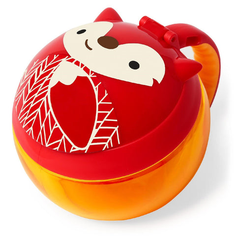 Skip Hop Zoo Çerez Atıştırma Kabı Tilki STD - Çatal Kaşık Tabak