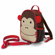 Skip Hop Zoo Emniyet Kemerli Sırt Çantası Maymun Kahverengi