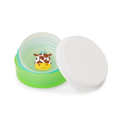 Skip Hop Zoo Kaydırmaz Beslenme Kase Seti Zürafa STD - Çatal Kaşık Tabak