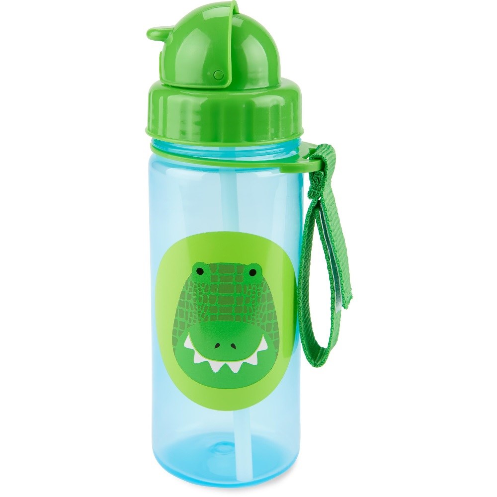 Skip Hop Zoo Pipetli Bardak 390 ml Timsah STD
