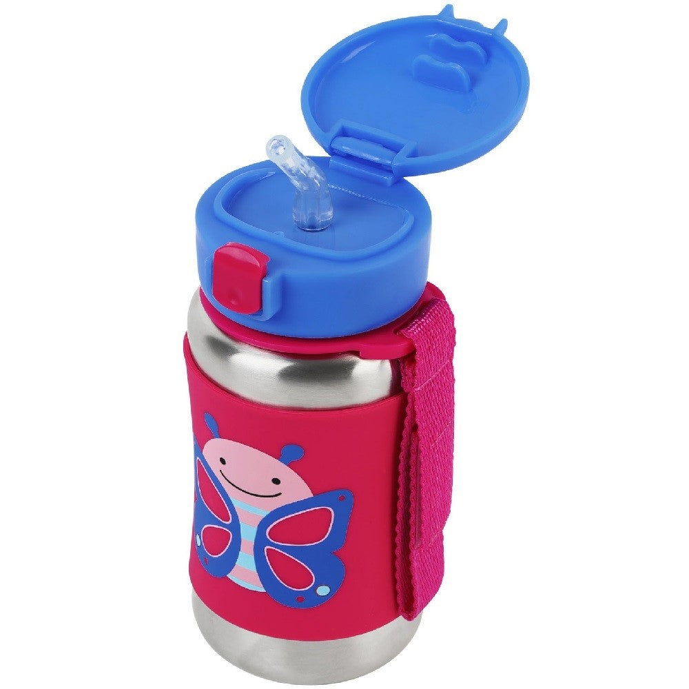 Skip Hop Zoo Pipetli Paslanmaz Çelik Suluk Kelebek STD