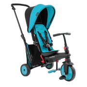 SmarTrike STR3 Plus 5’i 1 Arada Modüler Katlanabilir Bebek Arabası ve Üç Tekerlekli Bebek Bisikleti - Mavi