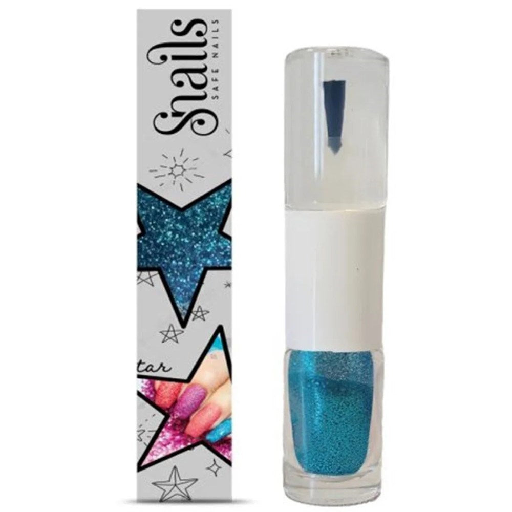 Snails Simli Tırnak Cilası - Dust Blue Mavi