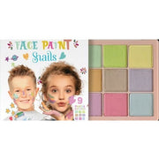 Snails Yüz Boyama Paleti - Pastel Renkler Mor