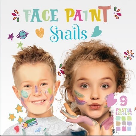 Snails Yüz Boyama Paleti - Pastel Renkler Mor