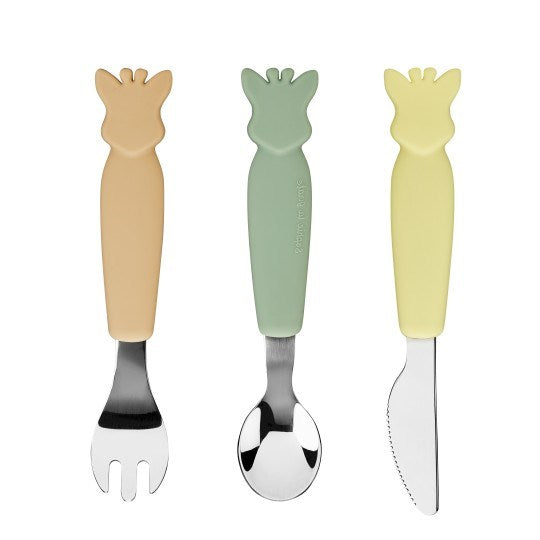 Sophie The Giraffe Metal Çatal Kaşık Takımı STD