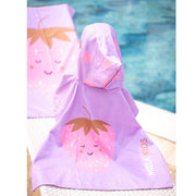 Miela Kids Kız Çocuk Panço - Fresh Strawberry Pembe