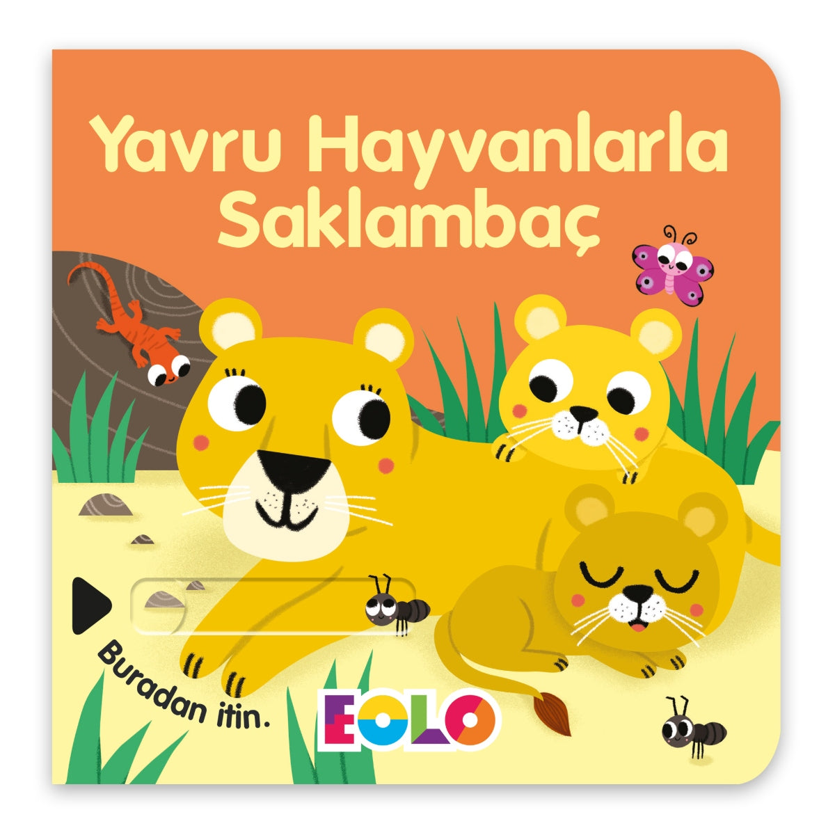 Eolo Sürgülü Kitap - Yavru Hayvanlarla Saklambaç