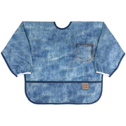 Bumkins Uzun Kollu Önlük (6-24 ay) - Vintage Denim
