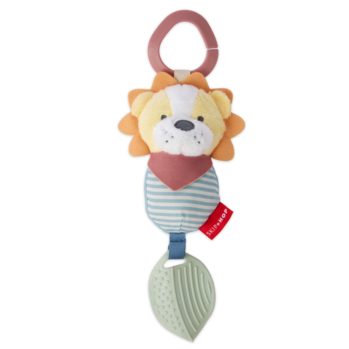 Skip Hop Bandana Buddies Askılı ve Diş Kaşıyıcılı Bebek Oyuncağı - Aslan