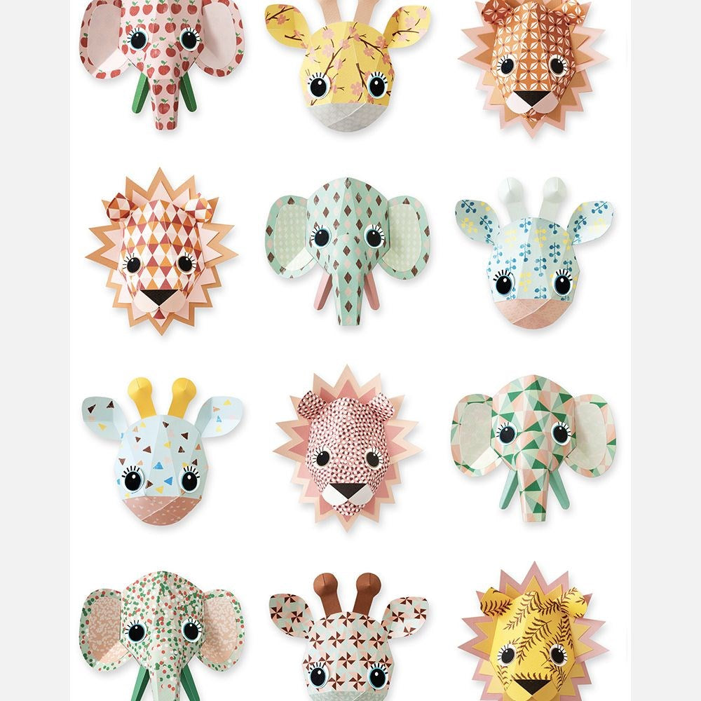 Studio Ditte Duvar Kağıdı - Wild Animals Sweet