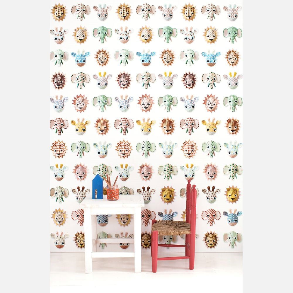 Studio Ditte Duvar Kağıdı - Wild Animals Sweet