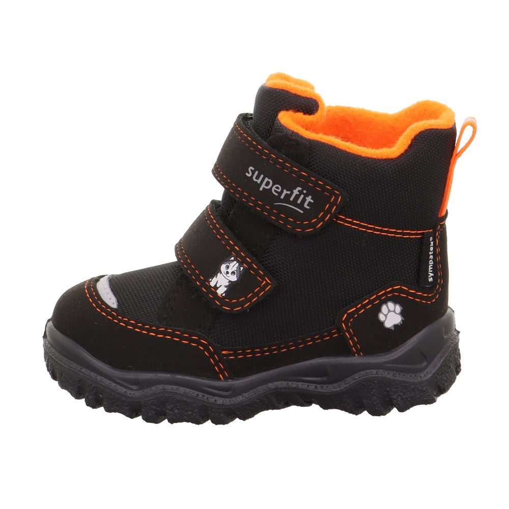 SuperFit Kışlık Erkek Çocuk Husky Goretex Bot Siyah