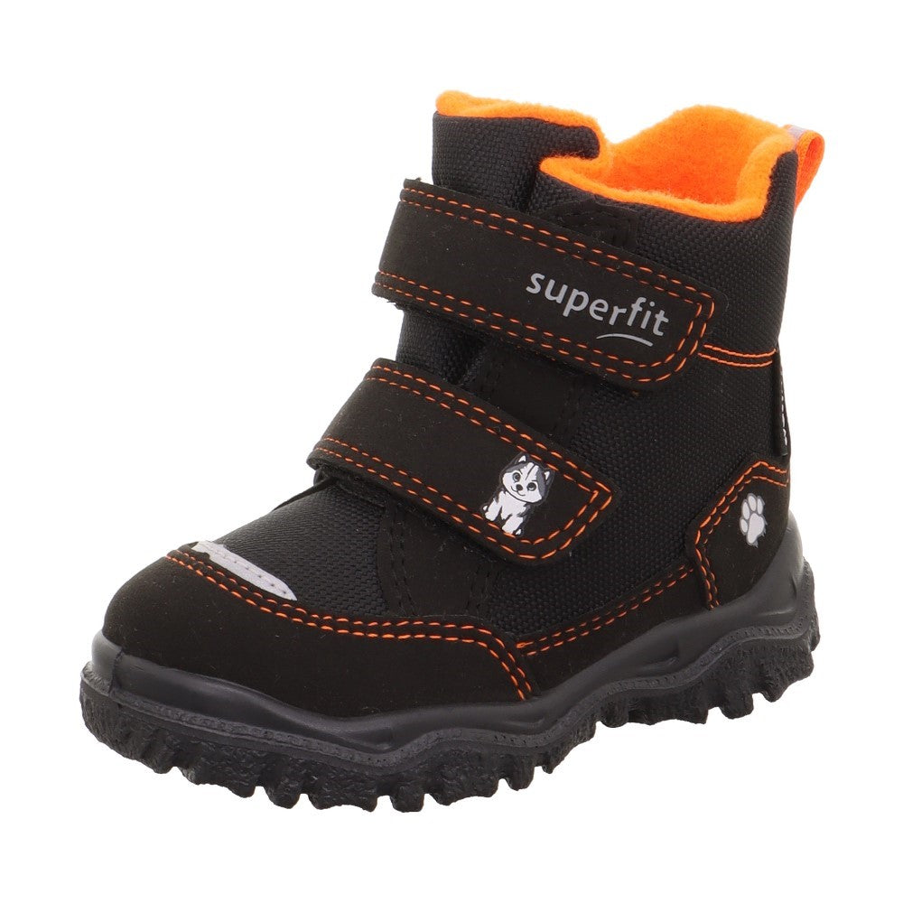SuperFit Kışlık Erkek Çocuk Husky Goretex Bot Siyah