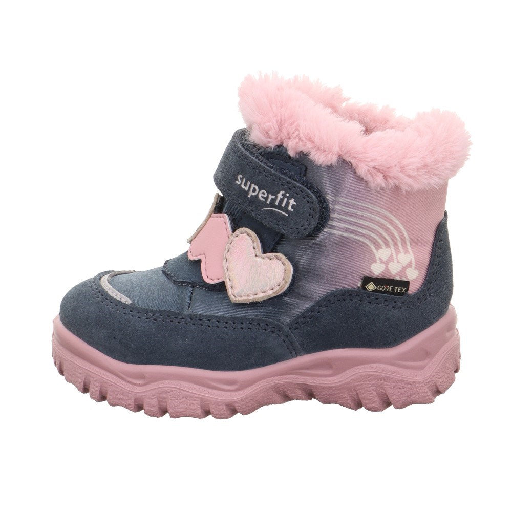 SuperFit Kışlık Kız Çocuk Husky Goretex Bot Mavi