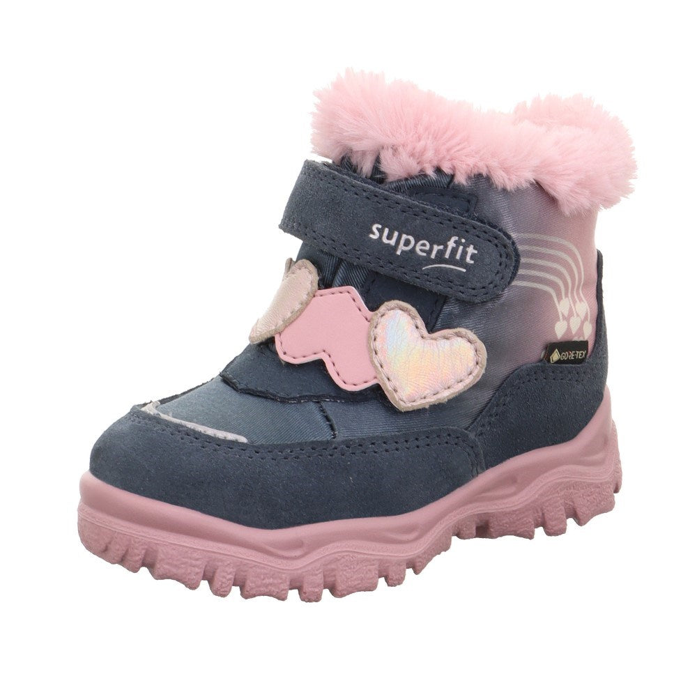 SuperFit Kışlık Kız Çocuk Husky Goretex Bot Mavi
