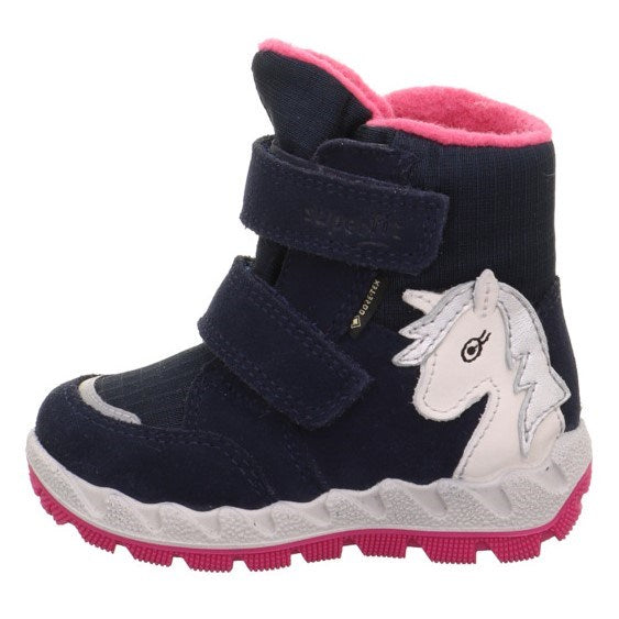 SuperFit Kışlık Kız Icebird Goretex Bot Lacivert