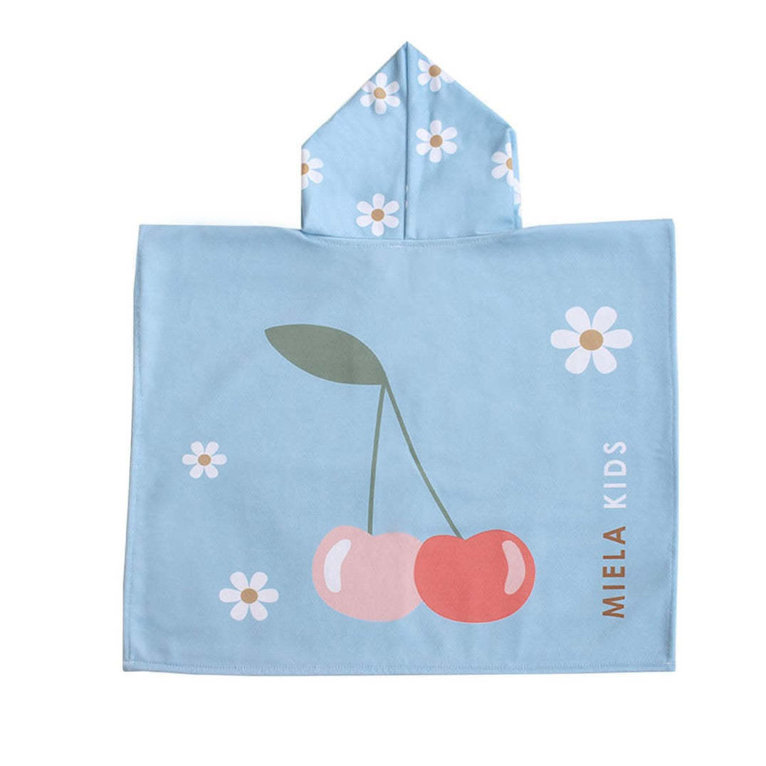 Miela Kids Kız Çocuk Panço - Sweet Cherry Mavi