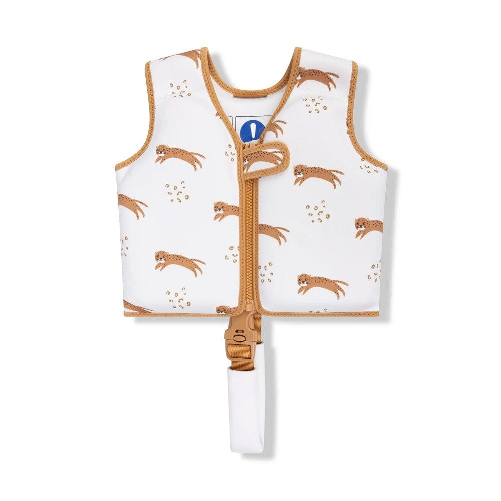 Swim Essentials Brown Leopard Köpük Dolgulu Yüzme Yeleği Kahverengi