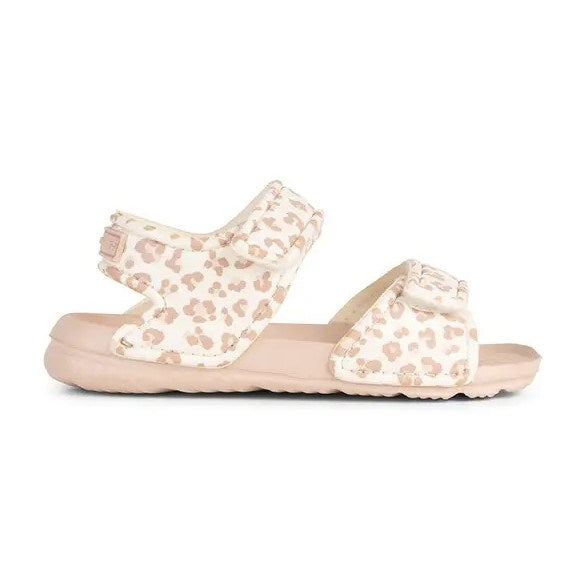 Swim Essentials Kız Çocuk Sandalet-  Leopar Ekru