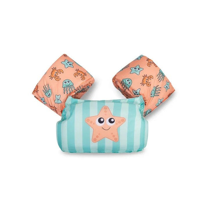 Swim Essentials Sea Animals Puddle Jumper Kolluklu Yüzme Yeleği 2-6 Yaş Mint