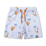 Swim Essentials Yazlık Erkek Çocuk Şort Mayo- Jungle Ekru