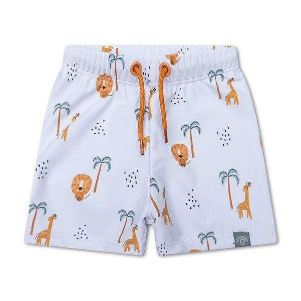 Swim Essentials Yazlık Erkek Çocuk Şort Mayo- Jungle Ekru