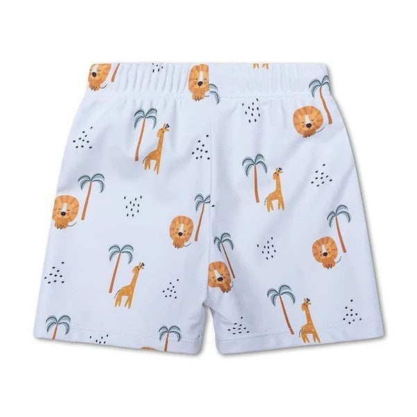 Swim Essentials Yazlık Erkek Çocuk Şort Mayo- Jungle Ekru