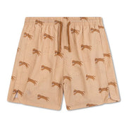 Swim Essentials Yazlık Erkek Çocuk Şort Mayo- Leopar Kahverengi