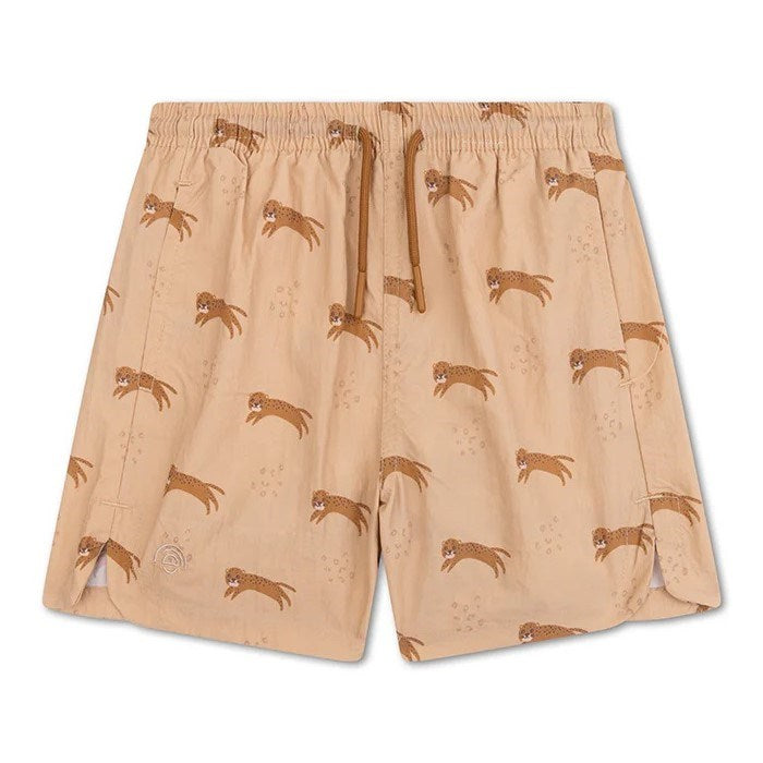 Swim Essentials Yazlık Erkek Çocuk Şort Mayo- Leopar Kahverengi